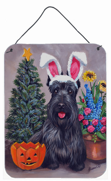 Buy this Scottish Terrier Scottie for All Seasons Wall or Door Hanging Prints PPP3138DS1216