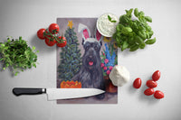 Scottish Terrier Scottie for All Seasons Glass Cutting Board Large PPP3138LCB