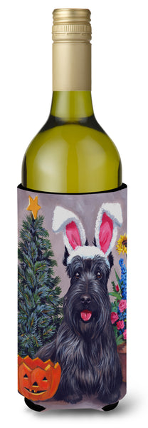 Buy this Scottish Terrier Scottie for All Seasons Wine Bottle Hugger PPP3138LITERK