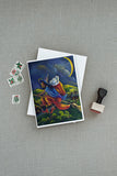 Westie Halloween Witch Greeting Cards and Envelopes Pack of 8