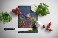 Westie Halloween Witch Glass Cutting Board Large PPP3139LCB