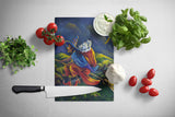 Westie Halloween Witch Glass Cutting Board Large PPP3139LCB