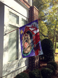 Yorkie Christmas Letter to Santa Flag Canvas House Size PPP3140CHF