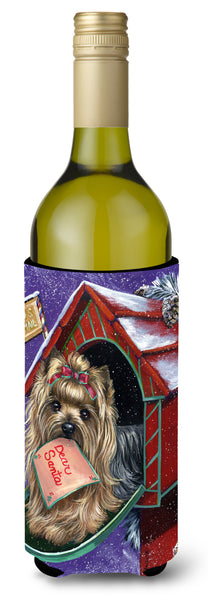 Buy this Yorkie Christmas Letter to Santa Wine Bottle Hugger PPP3140LITERK