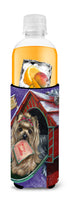 Yorkie Christmas Letter to Santa Ultra Hugger for slim cans PPP3140MUK