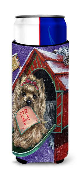 Buy this Yorkie Christmas Letter to Santa Ultra Hugger for slim cans PPP3140MUK