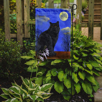 Black Cat Hocus Pocus Halloween Flag Garden Size PPP3142GF - Precious Pet Paintings