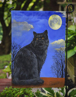 Black Cat Hocus Pocus Halloween Flag Garden Size PPP3142GF - Precious Pet Paintings