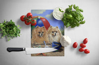Pomeranian Beach Glass Cutting Board Large PPP3145LCB