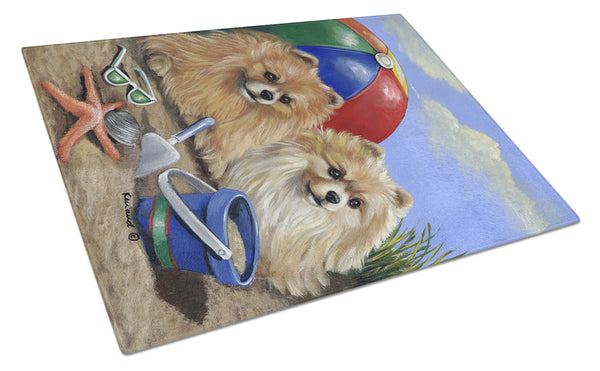 Buy this Pomeranian Beach Glass Cutting Board Large PPP3145LCB