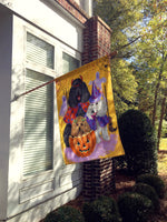 Poodle Halloween Flag Canvas House Size PPP3146CHF