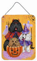 Buy this Poodle Halloween Wall or Door Hanging Prints PPP3146DS1216