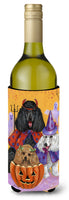 Buy this Poodle Halloween Wine Bottle Hugger PPP3146LITERK