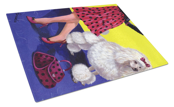 Buy this Poodle High Maintenance Glass Cutting Board Large PPP3147LCB