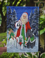 Poodle Christmas Santa Flag Garden Size PPP3150GF
