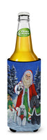 Poodle Christmas Santa Ultra Hugger for slim cans PPP3150MUK