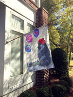 Poodle Totally Chic Flag Canvas House Size PPP3151CHF