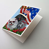Buy this Poodle USA Greeting Cards and Envelopes Pack of 8