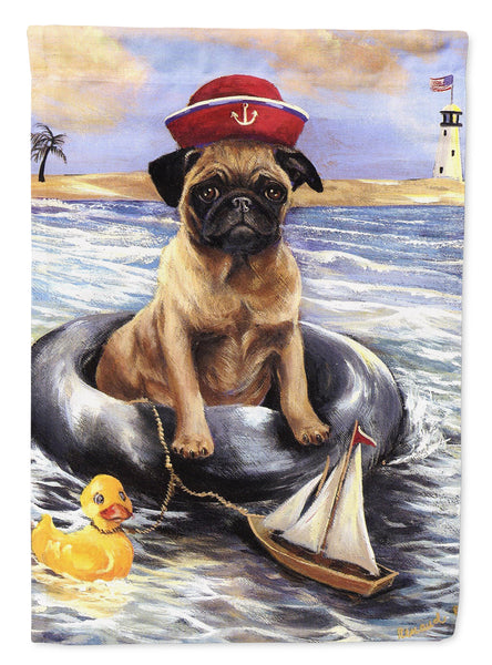 Buy this Pug Ahoy Sailor Flag Garden Size PPP3153GF