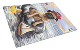 Buy this Pug Ahoy Sailor Glass Cutting Board Large PPP3153LCB