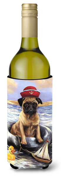 Buy this Pug Ahoy Sailor Wine Bottle Hugger PPP3153LITERK