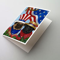 Buy this Pug USA Greeting Cards and Envelopes Pack of 8