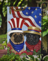 Pug USA Flag Garden Size PPP3154GF