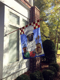 Pug Veggie Chef Flag Canvas House Size PPP3155CHF