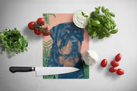 Rottweiler Glass Cutting Board Large PPP3156LCB