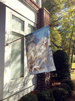 Samoyed Happiness Flag Canvas House Size PPP3157CHF
