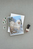 Samoyed Happiness Greeting Cards and Envelopes Pack of 8