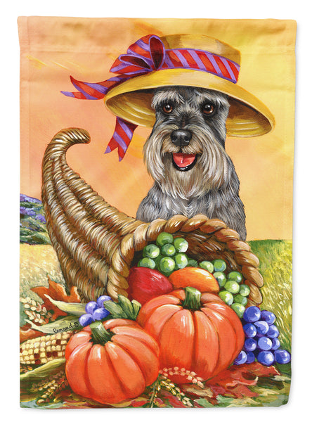 Buy this Schnauzer Autumn Flag Canvas House Size PPP3158CHF