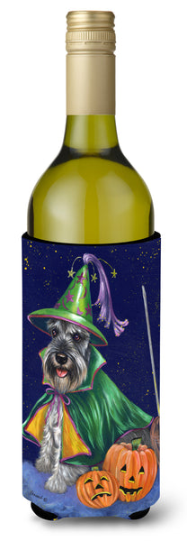 Buy this Schnauzer Halloween Good Witch Wine Bottle Hugger PPP3159LITERK