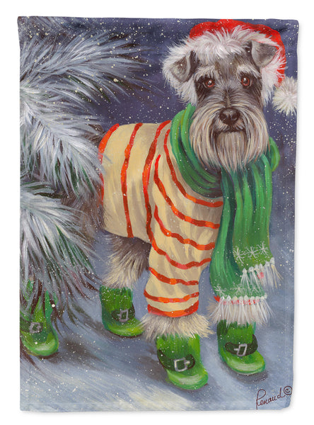Buy this Schnauzer Christmas Green Boots Flag Canvas House Size PPP3160CHF