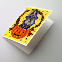 Buy this Schnauzer Halloween Greeting Cards and Envelopes Pack of 8