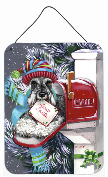 Buy this Schnauzer Christmas Letter to Santa Wall or Door Hanging Prints PPP3162DS1216