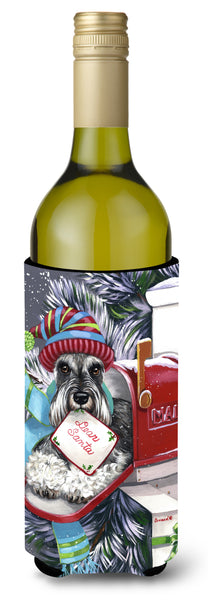 Buy this Schnauzer Christmas Letter to Santa Wine Bottle Hugger PPP3162LITERK