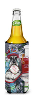 Schnauzer Christmas Letter to Santa Ultra Hugger for slim cans PPP3162MUK