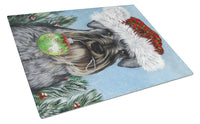 Buy this Schnauzer Christmas Pure at Heart Glass Cutting Board Large PPP3163LCB