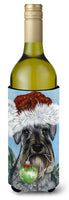 Buy this Schnauzer Christmas Pure at Heart Wine Bottle Hugger PPP3163LITERK