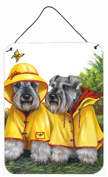 Buy this Schnauzer Rain Gear Wall or Door Hanging Prints PPP3164DS1216