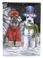 Buy this Schnauzer Christmas Snow Dog Flag Canvas House Size PPP3165CHF