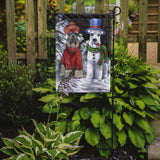 Schnauzer Christmas Snow Dog Flag Garden Size PPP3165GF