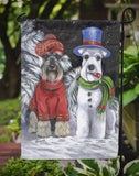 Schnauzer Christmas Snow Dog Flag Garden Size PPP3165GF