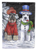 Buy this Schnauzer Christmas Snow Dog Flag Garden Size PPP3165GF