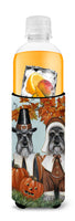 Schnauzer Thanksgiving Pilgrims Ultra Hugger for slim cans PPP3167MUK