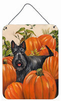 Buy this Scottish Terrier Scottie Pumpkins Wall or Door Hanging Prints PPP3168DS1216