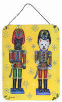 Buy this Scottie and Westie Christmas Nutcrackers Wall or Door Hanging Prints PPP3169DS1216