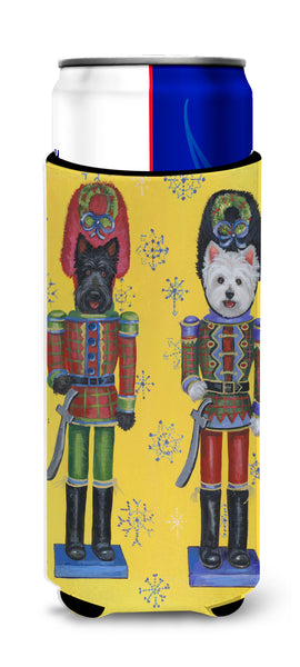 Buy this Scottie and Westie Christmas Nutcrackers Ultra Hugger for slim cans PPP3169MUK