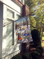Scottie and Westie Christmas Pine Hill Flag Canvas House Size PPP3170CHF